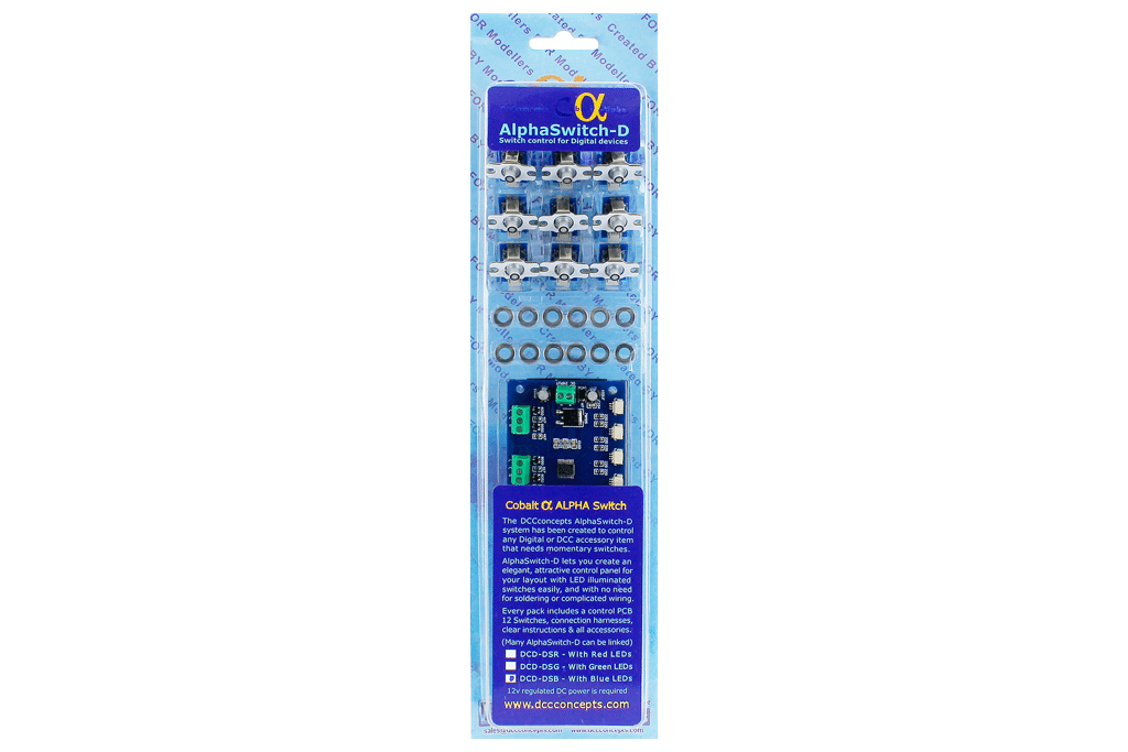 Cobalt Alpha Switch D Set Digital Devices (12 x Blue)