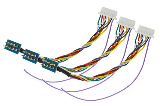 NEM652 8 Pin to JST Harness (For ZNmini.4 Decoders) (3 Pack)