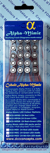 Alpha Mimic Add-On LEDs + leads (Red+White)