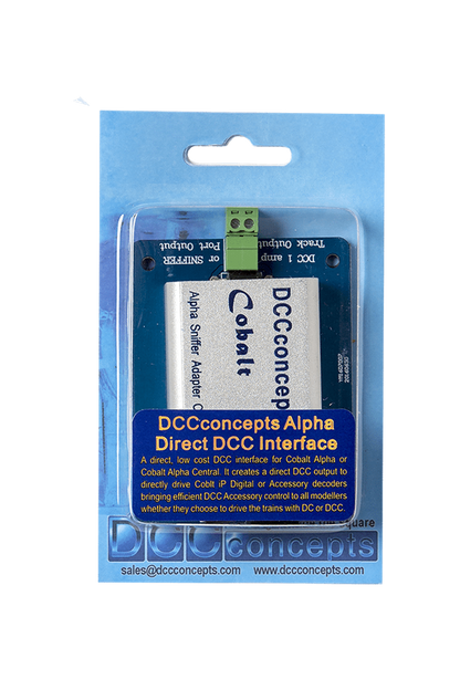 Cobalt Alpha DCC Power Bus Driver and SNIFFER Adapter