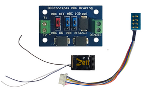 Zen Black Decoder: 21 pin MTC and 8 pin connection. 6 full power functions. Includes 1x ABC module.