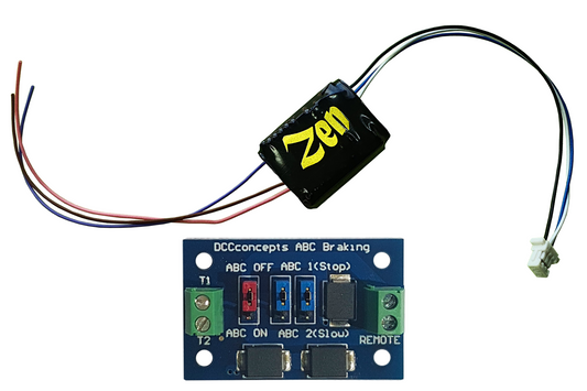 Zen Black Decoder: Universal easy to fit 8-pin direct decoder with 6 functions. Includes 1x ABC module
