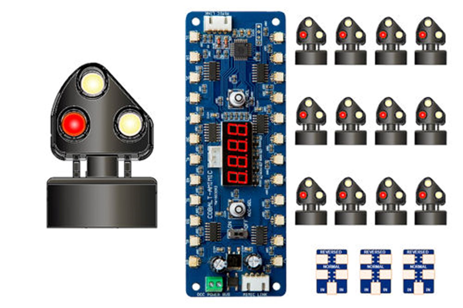 Alpha Mimic 12x STEAM Era 3-light Ground Signal