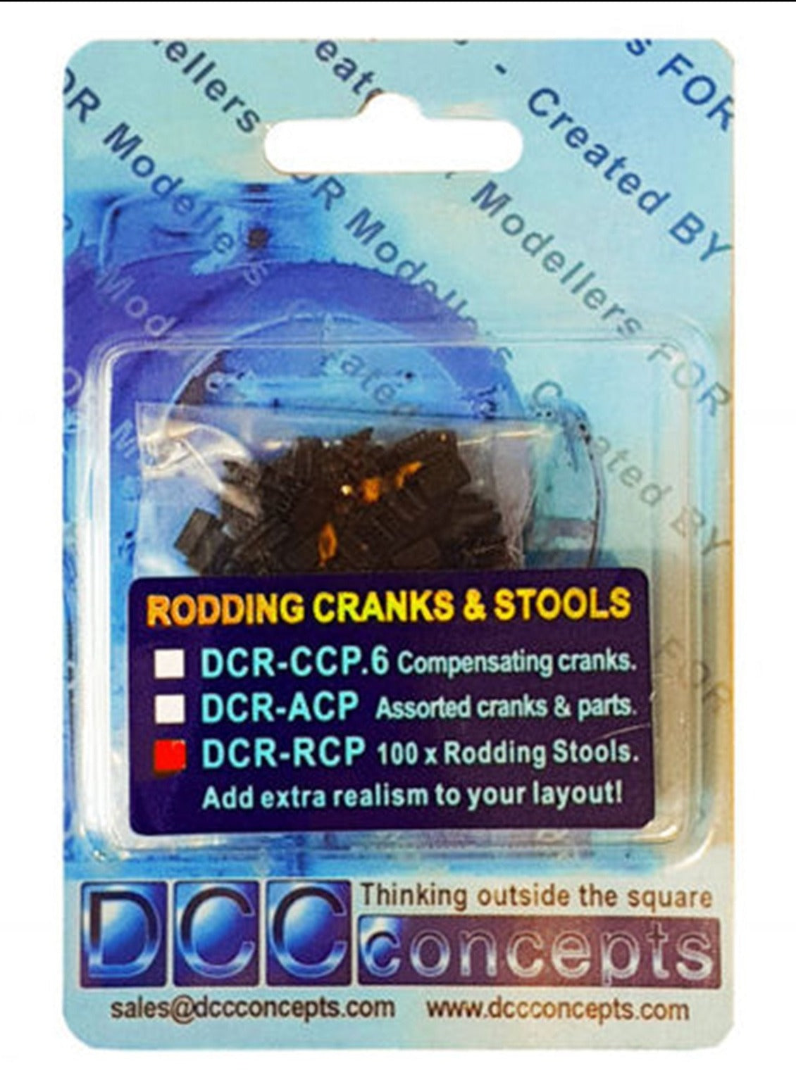 DCC Concepts DCR-RCP Point Rodding Stools (100) – Rails