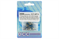 DCC Concepts DCF-WP12 Wiper Pick Ups 12-Pack - For Model Railroads And DIY Electronics