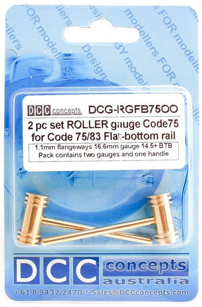 Roller Gauge (w/handle) OO/HO (Fine) 16.5mm FB (2 Pack)