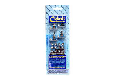 Cobalt iP Analogue and Omega Switch Pack with LEDs (RED and GREEN)