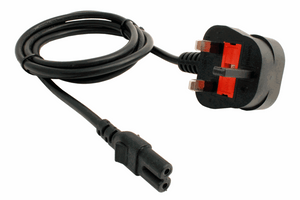 UK Mains Lead for PSU-2 or CDU-2 (Standards Approved)