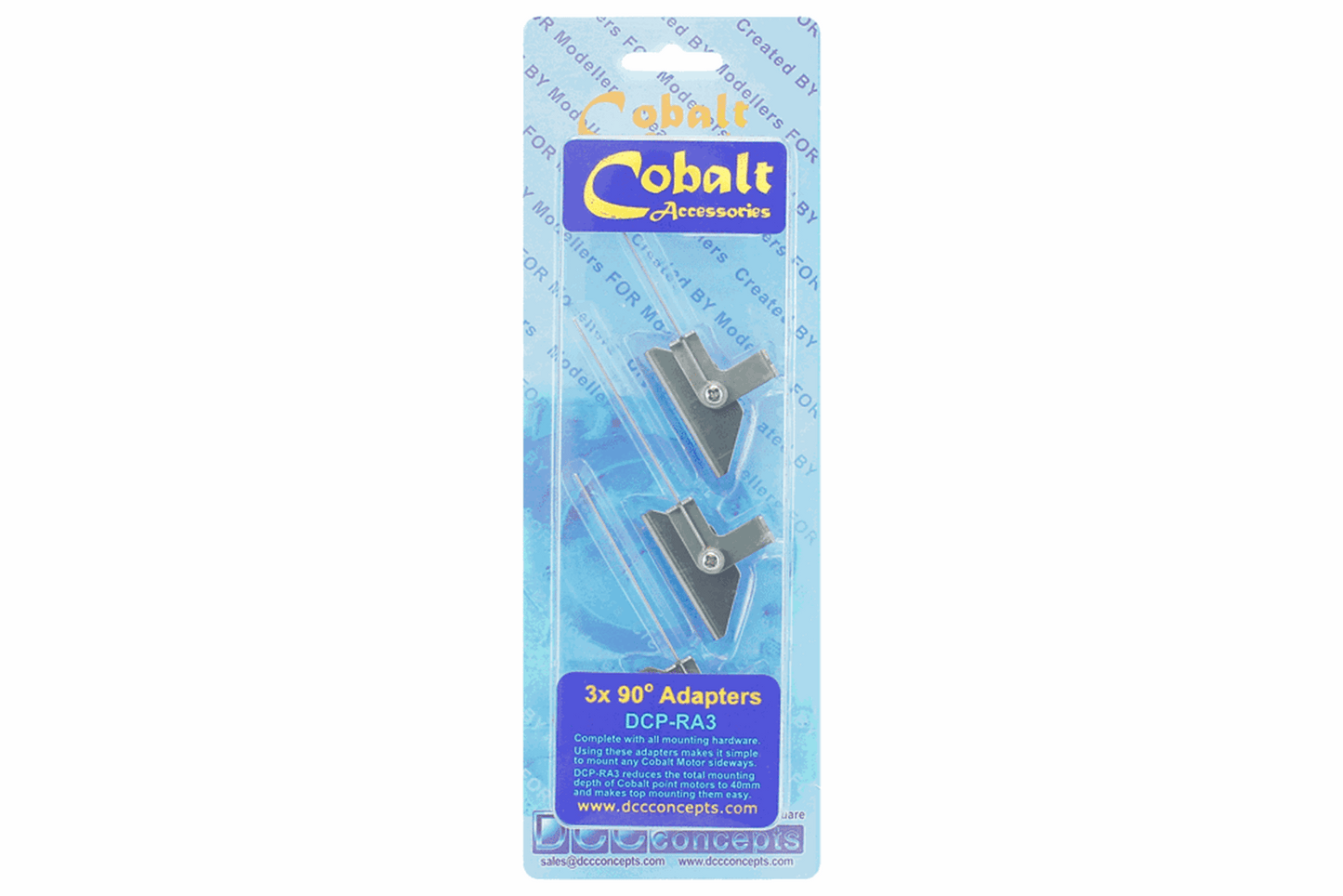 Cobalt Right-Angle Adapters w/Mounting Hardware (3 Pack)