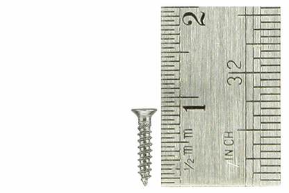 Countersunk Screws 1.5 x 8mm (60 Pieces)