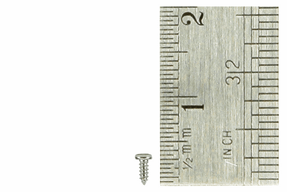 Pan Head Screws 1 x 3mm (60 Pieces)