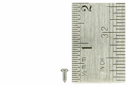 Pan Head Screws 1 x 3mm (60 Pieces)