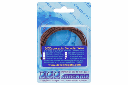 TWIN Wire Decoder  Stranded 6m (32g)  Brown/Brown