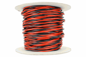 Twisted Bus Wire 50m of 2.5mm (13g) Twin Red/Black
