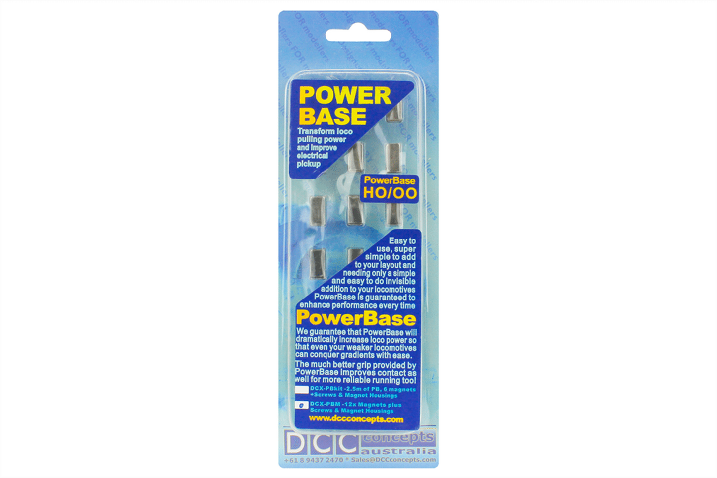 PowerBase Magnet Pack OO/HO Scale