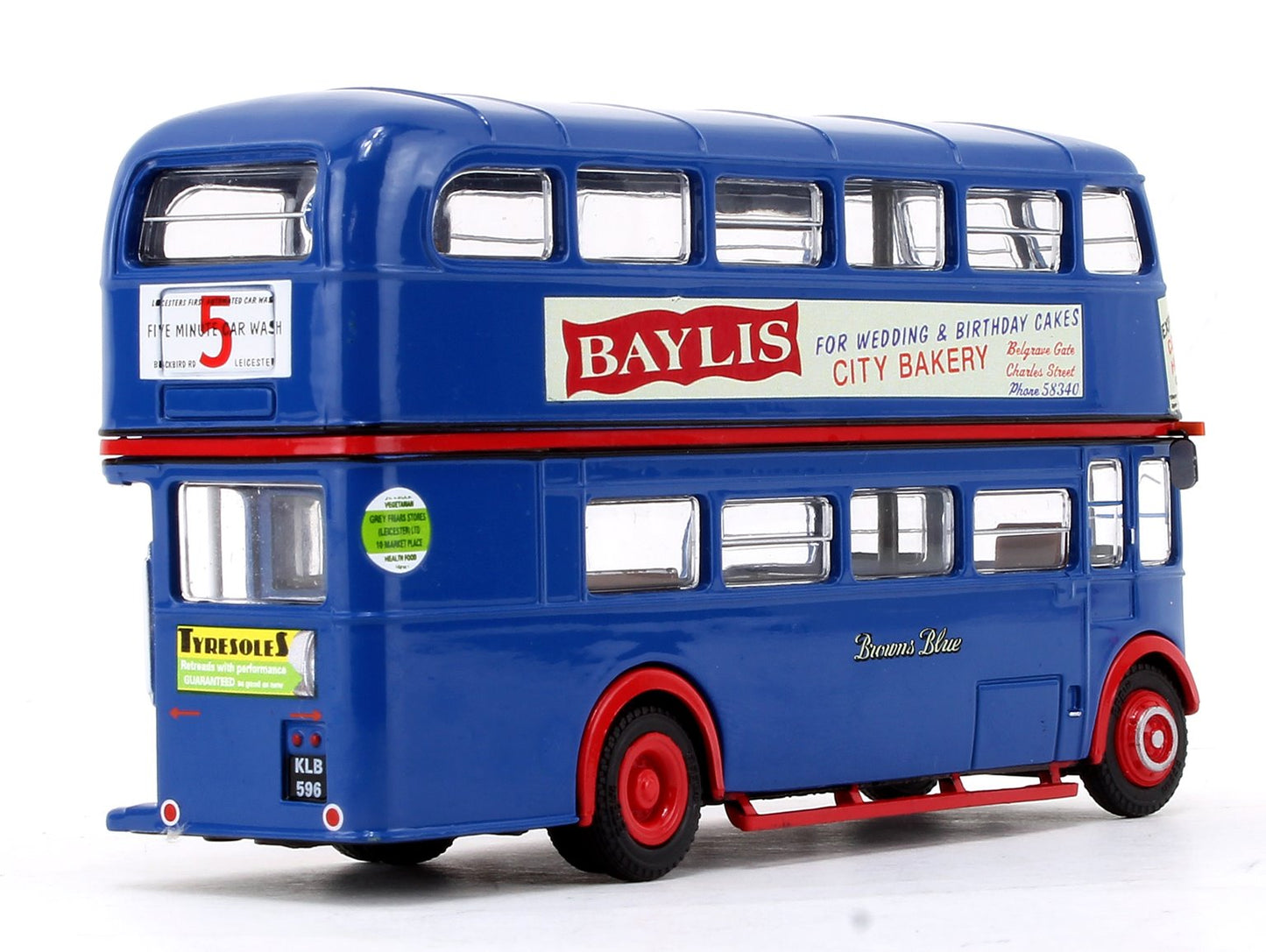 AEC RT Bus Browns Blue Coalville via Barwell (KLB 596)