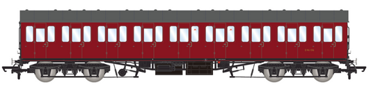 BR Mk1 57' Non-Gangway Coach - T - BR Carmine Red: E46106