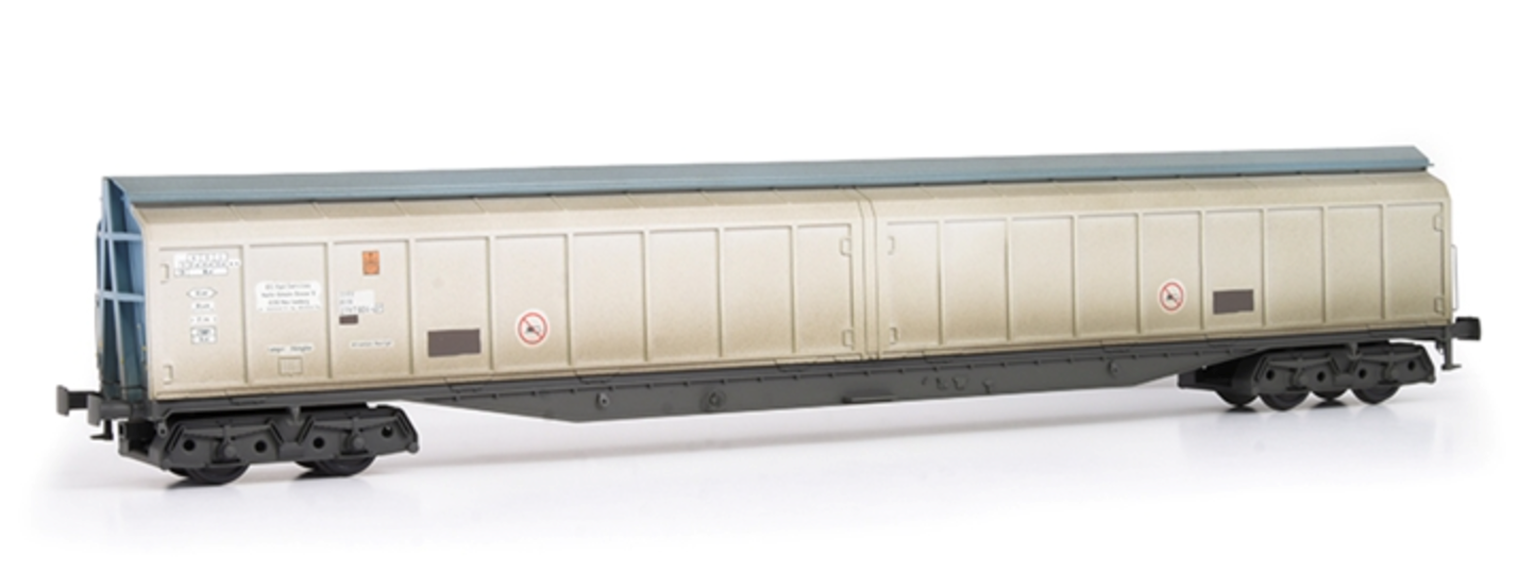 Cargowaggon 279-7-604-6 Silver & Blue Unbranded (Weathered Edition)