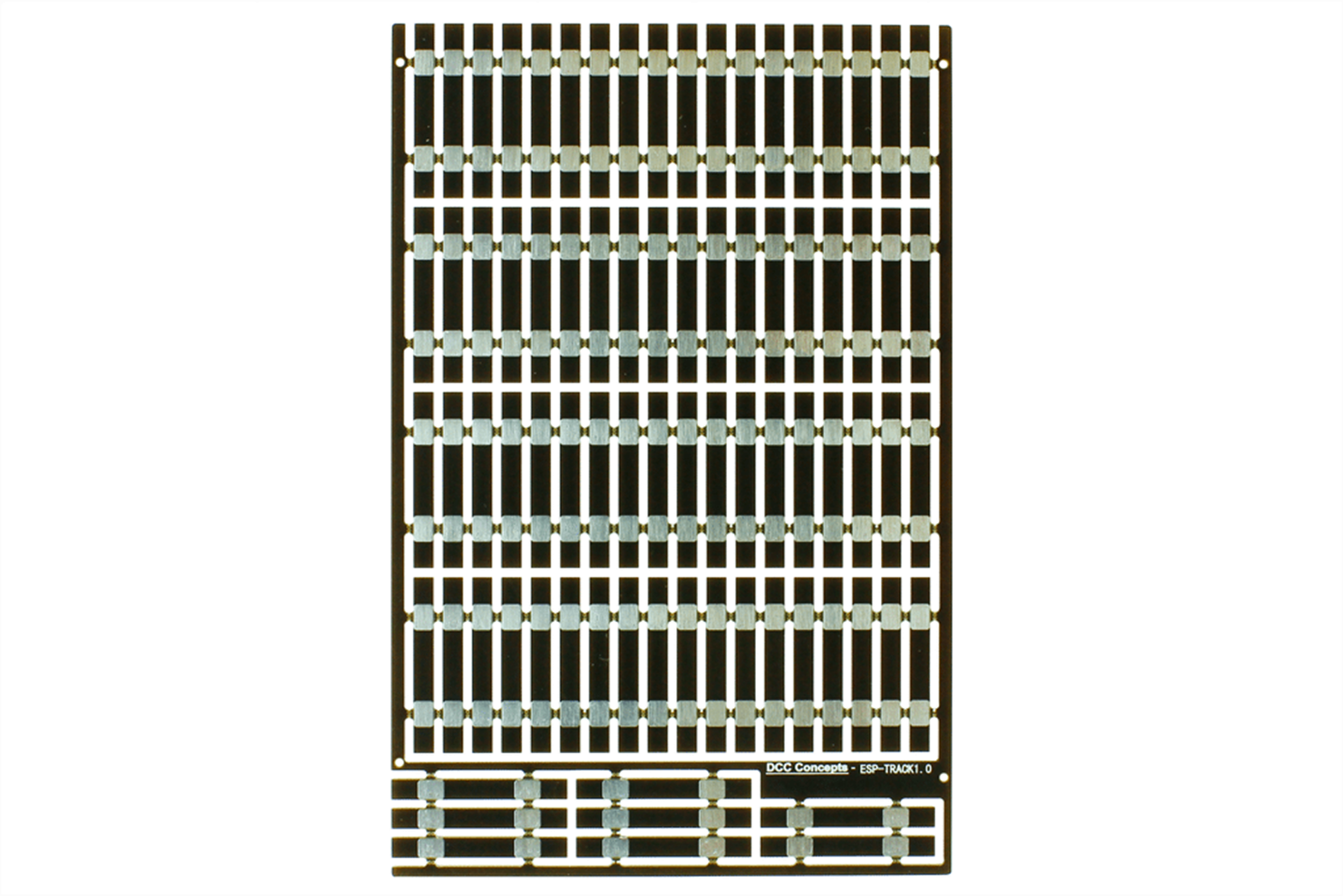 Pre-Etched Sleepers 1.0mm (4mm scale) Straight Track