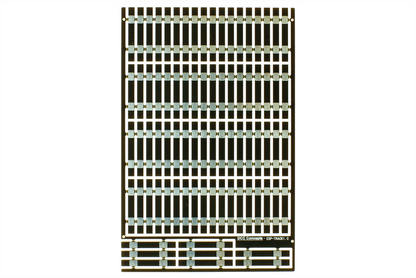 Pre-Etched Sleepers 1.0mm (4mm scale) Straight Track