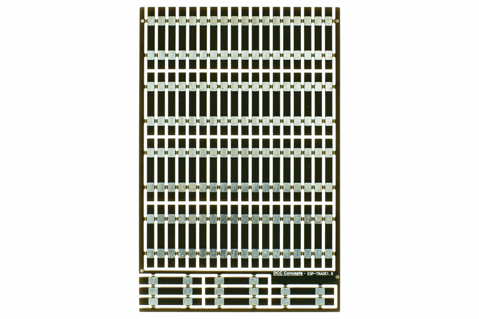 Pre-Etched Sleepers 1.6mm (4mm scale) Straight Track