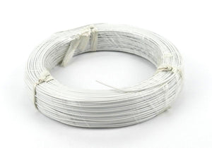 100M 7/0.2MM White Electrical Wire