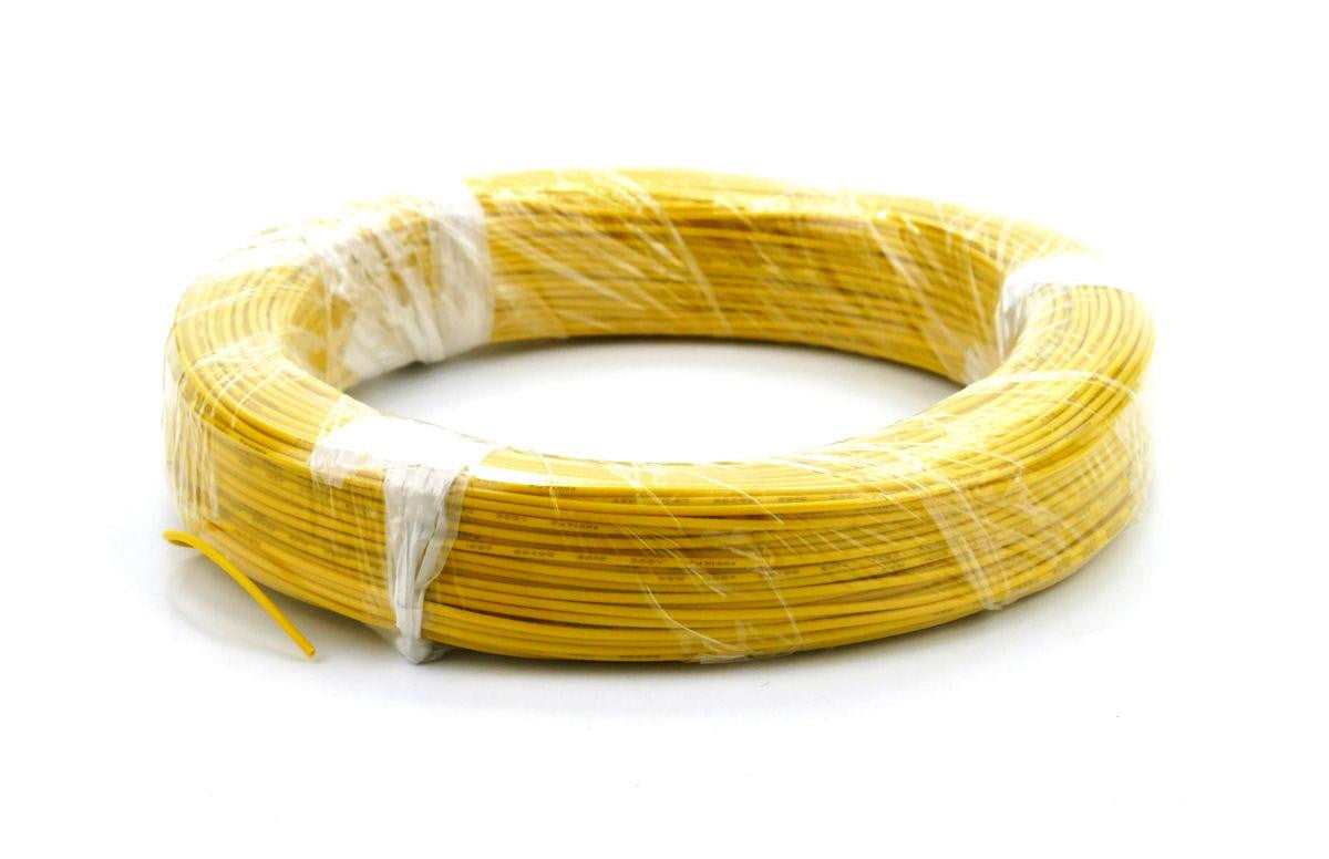 100M 7/0.2MM Yellow Electrical Wire