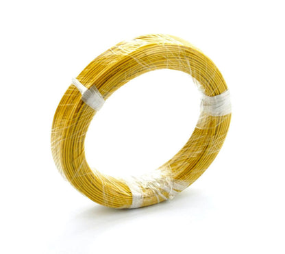 100M 7/0.2MM Yellow Electrical Wire