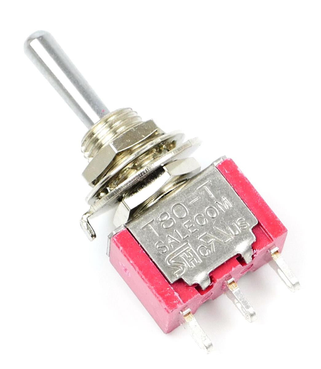 Bulk Pack of 25 Mini-Toggle Switches SPDT Centre-off