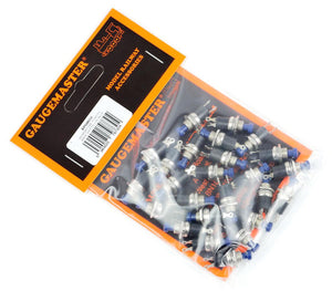 Bulk Pack of 25 Push to Make Switches in Blue
