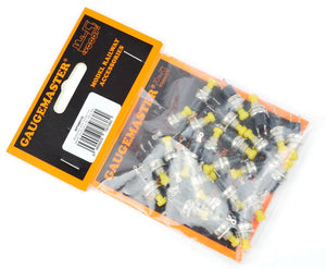 Bulk Pack of 25 Push to Make Switches in Yellow