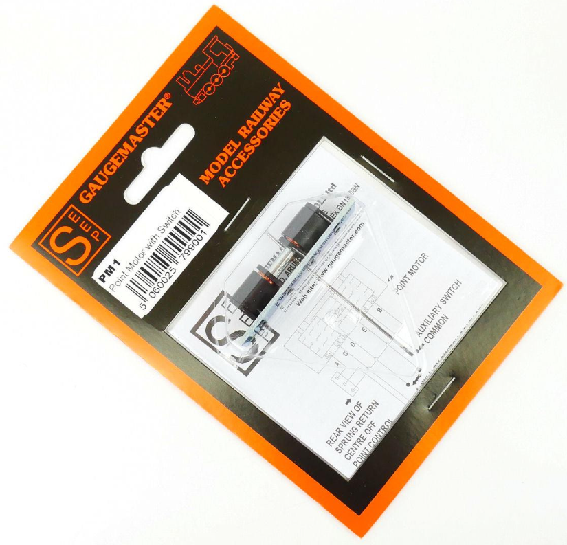Gaugemaster PM1 Seep Point Motor with Built-In Switch – Rails