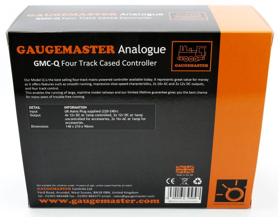 Gaugemaster Q Four Track Cased Controller – Rails