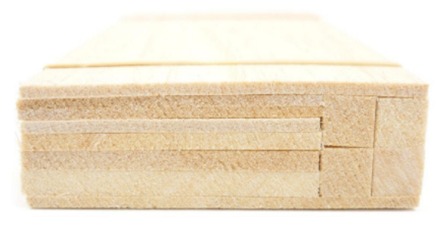 Balsa Wood - Mini Bundle (50 x 76 x 229mm)