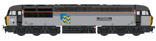 Class 56 032 County of South Glamorgan Railfreight Metals Diesel Locomotive