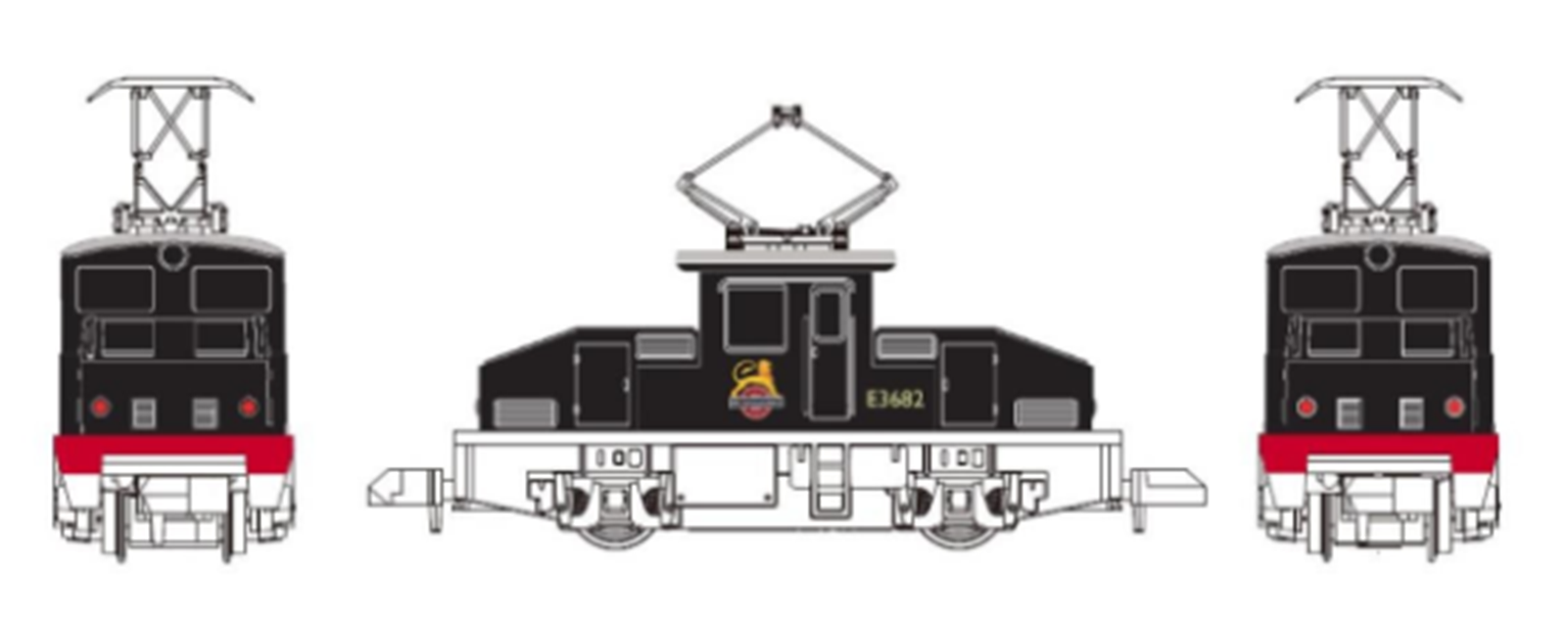 ES-1 Style Electric Locomotive BR E3682