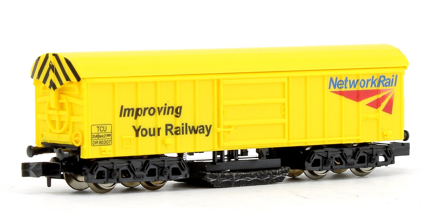 Network Rail Yellow Track Cleaning Wagon