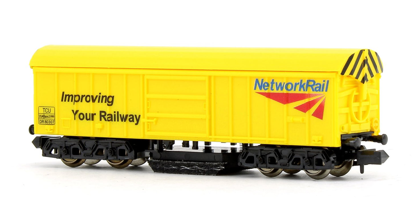 Network Rail Yellow Track Cleaning Wagon