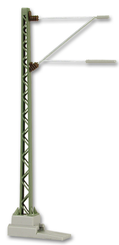 TT:120 Gauge Catenary Standard Mast With Beam 71.5mm