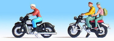 TT:120 Gauge Motorcyclists (2) Figure Set