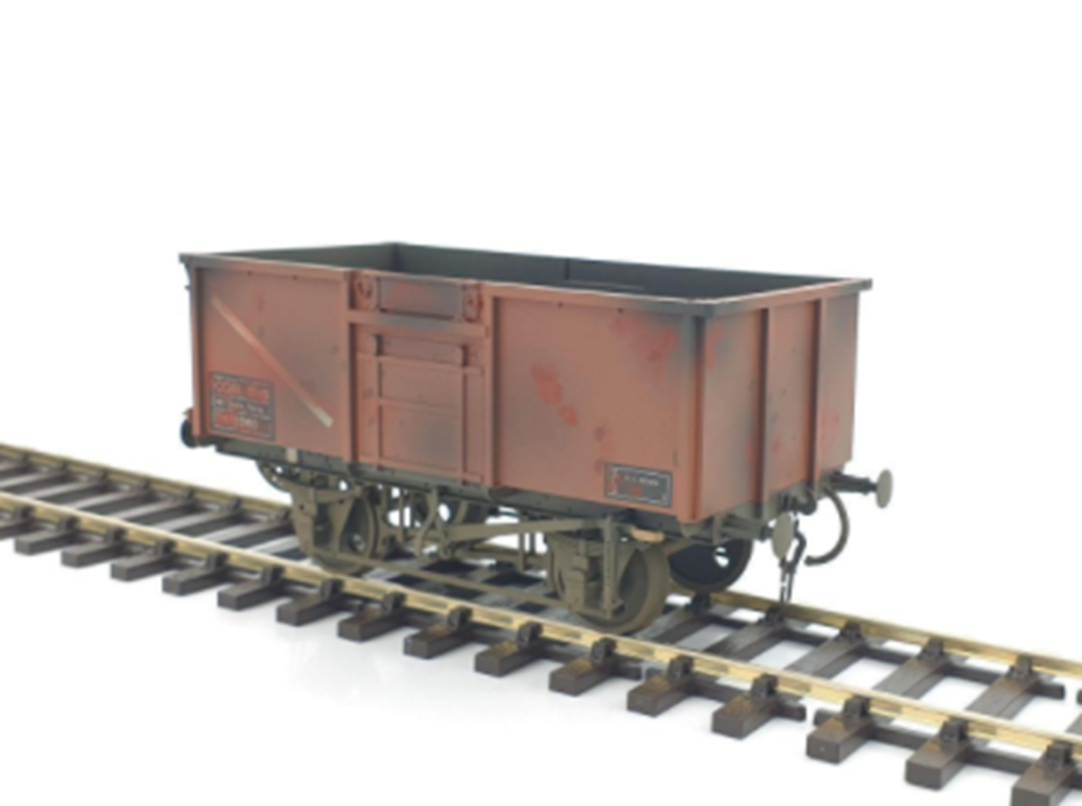 16t Mineral Wagon BR Bauxite 570260 Weathered