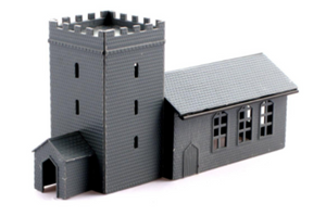 Church with Porch Building Kit