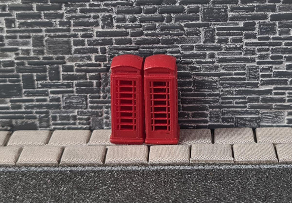 Telephone Boxes 2pcs (Pre-Built)