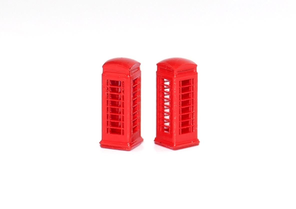 Telephone Boxes 2pcs (Pre-Built)