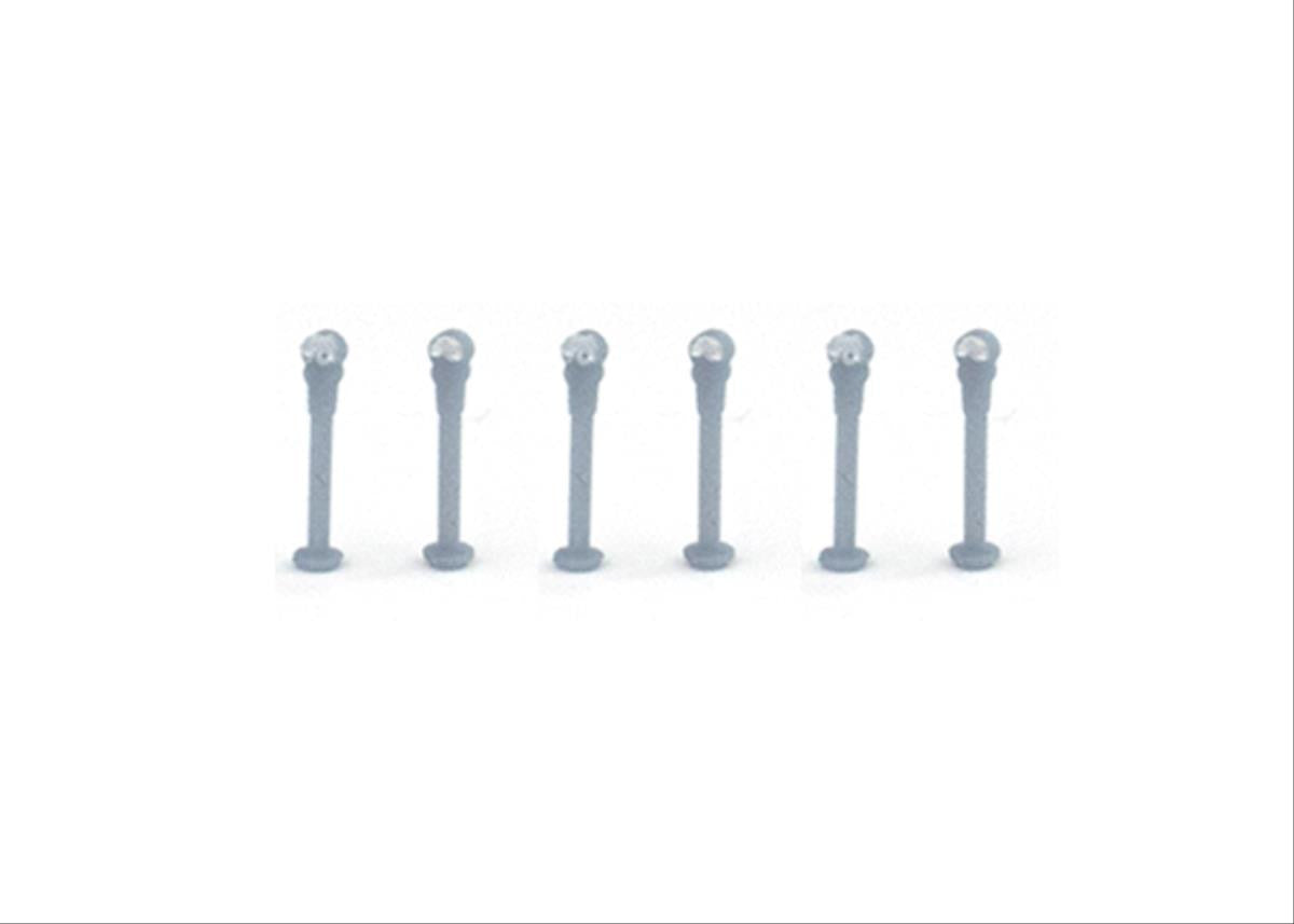 Parking Meters 6pcs (Pre-Built) - N Gauge