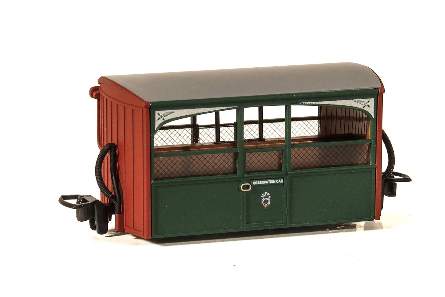 Ffestiniog Railway 'Bug Box' 4 Wheel Coach 'Zoo Car' Observation Early Preservation Livery