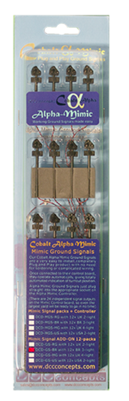 12x 2-wire STEAM Era 3-light Ground Signal