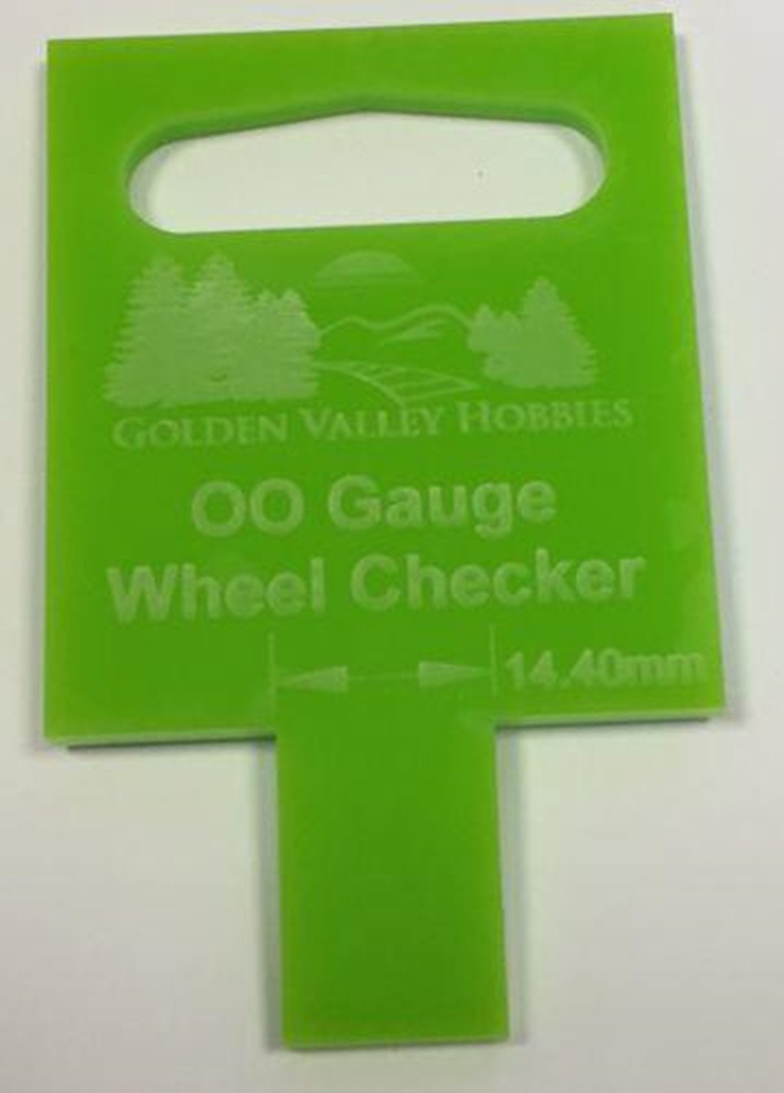 GOLDEN VALLEY HOBBIES GVB2BOO OO GAUGE - BACK 2 BACK WHEEL GAUGE 14.4MM