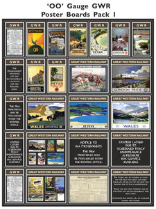GWR Poster Boards Pack 1