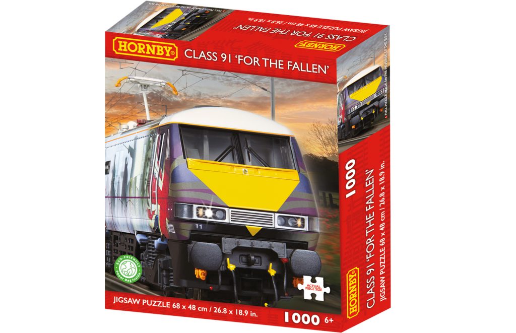 Hornby Class 91 'For the Fallen' 1000 Piece Jigsaw Puzzle